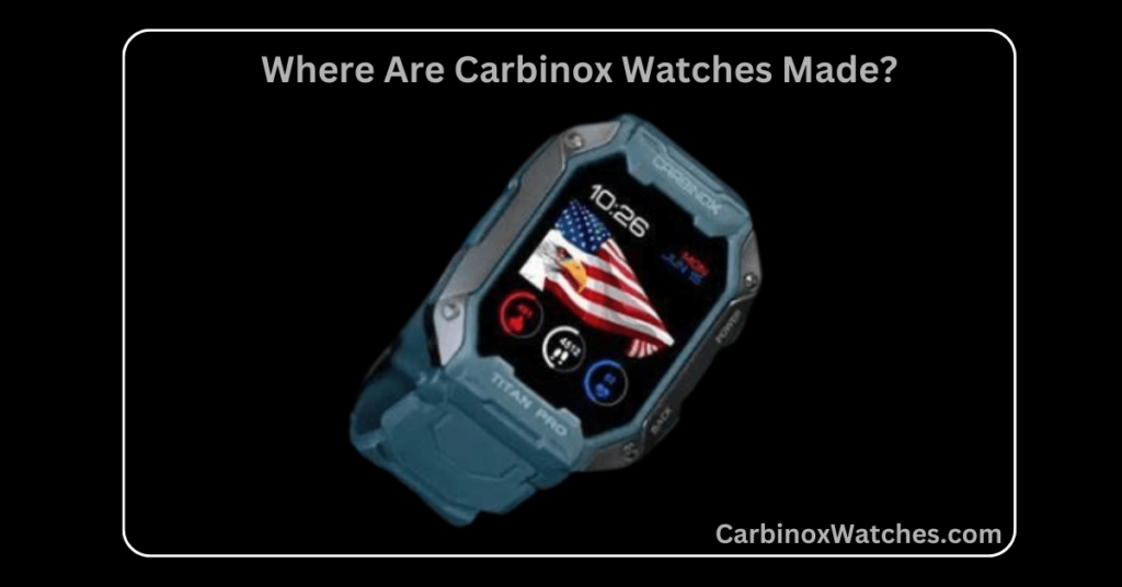 Where Are Carbinox Watches Made?